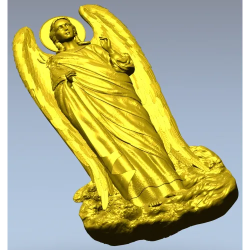 Archangel Gabriel - detailed STL 3D model for CNC