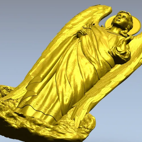 Archangel Gabriel - detailed STL 3D model for CNC