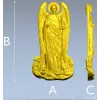 Archangel Gabriel - detailed STL 3D model for CNC