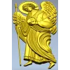Архангел Гавриил - рельефная 3D модель STL для ЧПУ