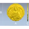 Archangel Jehudiel round medallion STL 3D model for CNC