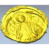 Архангел Иеремиил - круглый барельеф STL для ЧПУ