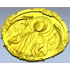 Архангел Иеремиил - круглый барельеф STL для ЧПУ