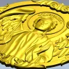 Архангел Иеремиил - круглый барельеф STL для ЧПУ