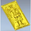 Архангел Михаил - рельефная икона в формате STL