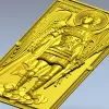 Архангел Михаил - рельефная икона в формате STL