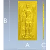 Архангел Михаил - рельефная икона в формате STL