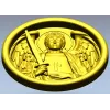 Архангел Михаил - рельефный медальон STL для ЧПУ