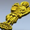 Архангел Михаил - рельефная 3D модель STL для ЧПУ