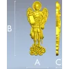 Архангел Михаил - рельефная 3D модель STL для ЧПУ