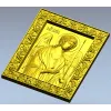 Archangel Michael high-relief icon - STL 3D model for CNC