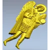 Архангел Михаил - рельефная 3D модель в формате STL для ЧПУ