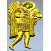 Архангел Михаил - рельефная 3D модель в формате STL для ЧПУ