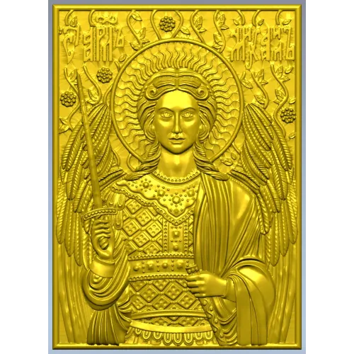 Archangel Michael 3D STL relief for CNC