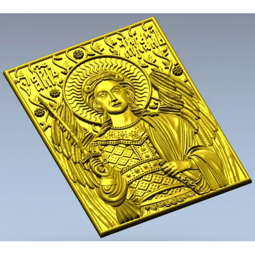 Archangel Michael 3D STL relief for CNC