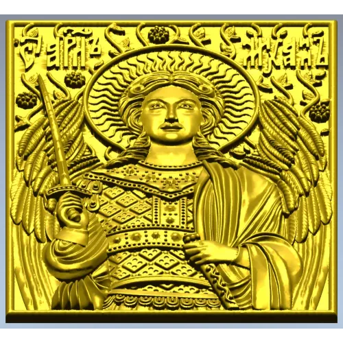 Archangel Michael 3D STL relief for CNC