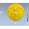 Архангел Рафаил - рельефный медальон STL для ЧПУ
