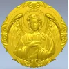 Архангел Селафиил - рельефный медальон STL