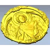 Архангел Уриил - рельефная круглая икона в STL для ЧПУ