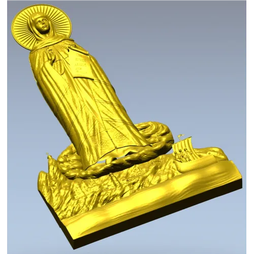 Афонская Божья Матерь - 3D модель STL для ЧПУ