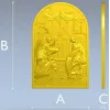 Благовещение Пресвятой Богородицы - 3D релеф в формате STL