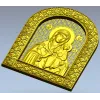 Богородица с Младенцем - 3D STL модель для ЧПУ