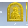Богородица с Младенцем - 3D STL модель для ЧПУ
