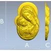 Богоматерь с Младенцем - stl модель для ЧПУ
