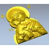 Богородица Умиление - 3D модель STL для ЧПУ