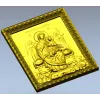 Икона Богородица Всецарица - STL модель для ЧПУ