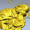 Богородица Песчанская - 3D STL модель для ЧПУ резьбы