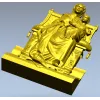 Богоматерь на троне - 3D модель STL для ЧПУ резьбы по дереву
