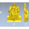 Богоматерь на троне - 3D модель STL для ЧПУ резьбы по дереву