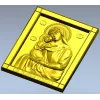 Божья Матерь "Взыскание погибших" - 3D модель STL для ЧПУ