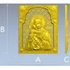 Икона Божией Матери Владимирская - 3D модель STL для ЧПУ