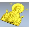 Богоматерь "Знамение" - 3D модель STL для ЧПУ