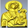 Иверская Богоматерь - 3D модель STL для ЧПУ