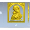 3D модель STL - Икона Божья Матерь Игоревская (рельеф)