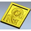 Казанская икона Божией Матери - 3D модель STL для ЧПУ