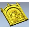 Икона Божией Матери Казанской - 3D модель STL для ЧПУ