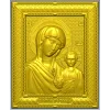 Казанская икона - барельеф для ЧПУ (STL)