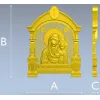 Казанская икона в арочном киоте - 3D модель STL для ЧПУ