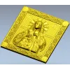3D модель STL - Божья Матерь Калужская, рельефная икона для ЧПУ