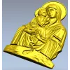 3D модель STL - Икона Божья Матерь Почаевская для ЧПУ