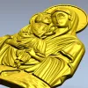 3D модель STL - Икона Божья Матерь Почаевская для ЧПУ