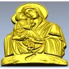 3D модель STL - Икона Божья Матерь Почаевская для ЧПУ
