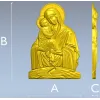 3D модель STL - Икона Божья Матерь Почаевская для ЧПУ