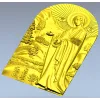 Пюхтицкая икона Божией Матери - 3D STL модель для ЧПУ