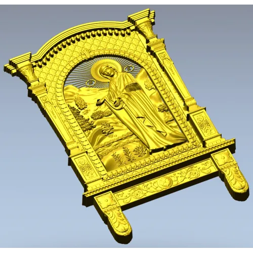 Божья Матерь Пюхтицкая - 3D модель STL для ЧПУ
