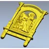 Божья Матерь Пюхтицкая - 3D модель STL для ЧПУ